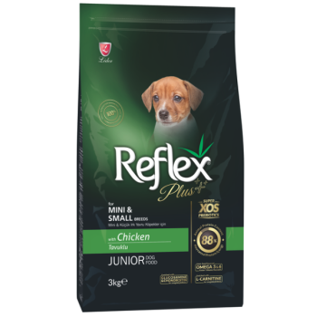 Reflex Plus Сухой корм для щенков мелких пород Курица 3 кг
