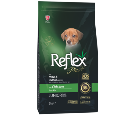 Reflex Plus Сухой корм для щенков мелких пород Курица 3 кг