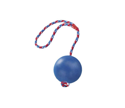 Nobby toy for dogs ball with rope 6 cm