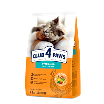 C4P Premium Сухой корм для котов Стерилизованные 2 кг