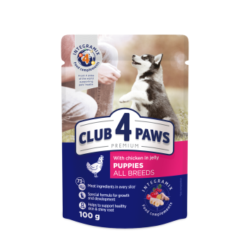 C4P Premium Puppy All Breed Влажный корм для щенков Курица в желе 100 г