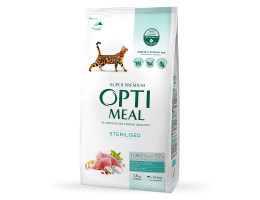 Optimeal Сухой корм для котов Стерилизованные Индейка овес 1,5 кг