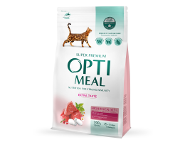 Optimeal Сухий корм для котів Телятина 700 г