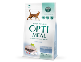 Optimeal Сухий корм для котів Трiска 700 г