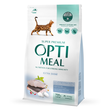 Optimeal Сухой корм для котов Треска 700 г