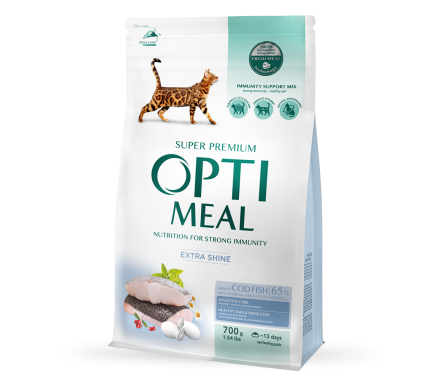 Optimeal Сухой корм для котов Треска 700 г