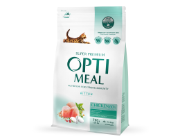 Optimeal Сухой корм для котят Курица 700 г