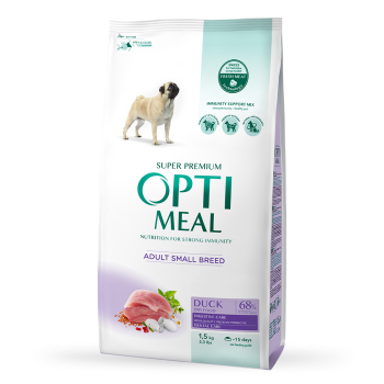 Optimeal Small Breed Сухий корм для собак Качка 1,5 кг