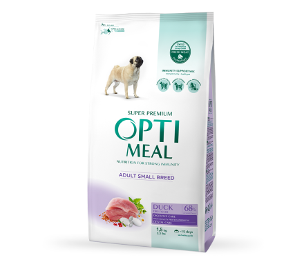 Optimeal Small Breed Сухий корм для собак Качка 1,5 кг