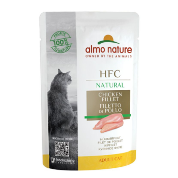 Almo Nature HFC Natural Вологий корм для котів Куряче філе 55 г