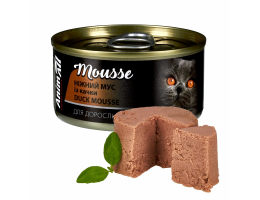 AnimAll Cat Консерва для котов Нежный мус из утки 80 г