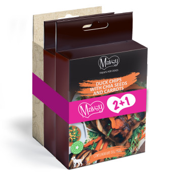 Mavsy Ласощі для собак №18 Freeze dried+ Refined jerky 2+1