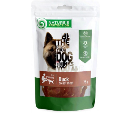 Nature\'s Protection Лакомства для собак Кусочки Утка 75 г