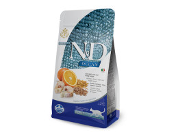Farmina N&D Low Grain Ocean Adult Сухой корм для котов Треска 10 кг