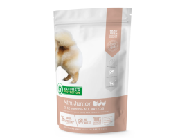 Nature\'s Protection Сухой корм для щенков Mini Junior Small Breeds Птица 500 г