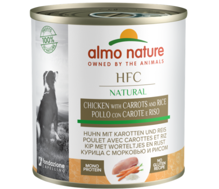 Almo Nature HFC Complete Консерва для собак Курица с морковью и рисом 280 г