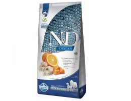Farmina N&D Grain Free Adult Medium&Maxi Сухой корм для собак Треска с тыквой и апельсином 12 кг