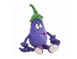 Nobby toy for dogs eggplant with rope plush 37 cm
