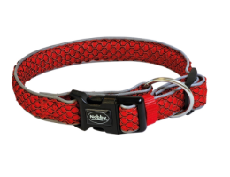 Nobby Ошейник для собак Mesh Air XS-S 2×25‑35 см красный