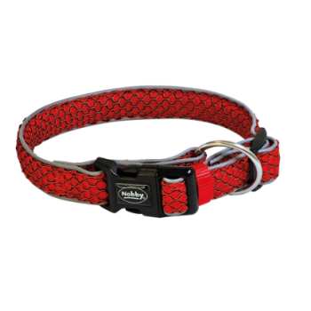 Nobby Ошейник для собак Mesh Air XS-S 2×25‑35 см красный
