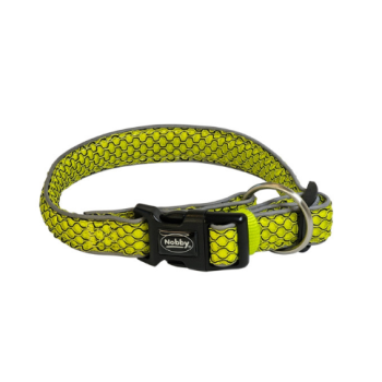 Nobby Ошейник для собак Mesh Air XS-S 2х25-35 см жёлтый