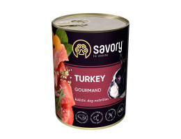 Savory Консерва для собак Індичка 400 г