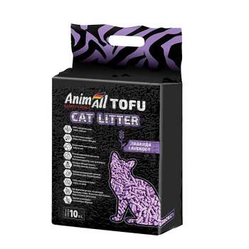 AnimAll Наполнитель Tofu с ароматом лаванды 4,6 кг 10 л