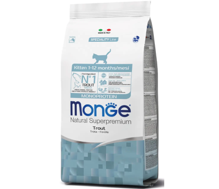 Monge Сухой корм для котят Форель 1,5 кг