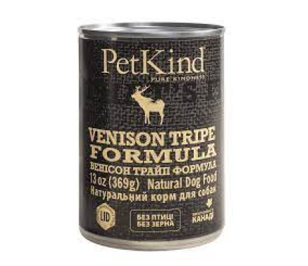 PetKind Консерва для собак Говяжий рубец с олениной 369 г