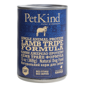 PetKind Консерва для собак Ягнёнок с овечьим рубцом 369 г