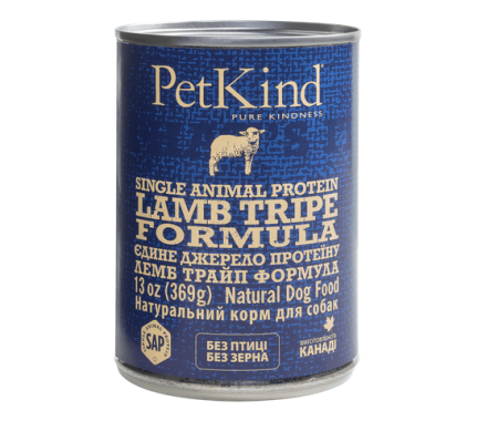 PetKind Консерва для собак Ягнёнок с овечьим рубцом 369 г