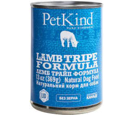 PetKind Консерва для собак Ягнёнок и индейка 369 г