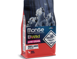 Monge Сухой корм для щенков Bwild Low Grain Puppy&Junior Оленина 2,5 кг
