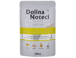 Dolina Noteci Premium Вологий корм для цуценят з курячими шлунками з телячою печінкою 100 г