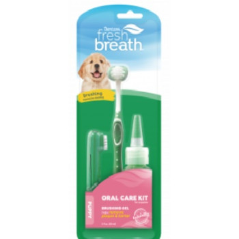 TropiClean Fresh Breath Oral Care Набор для щенков для ухода за полостью рта 59 мл