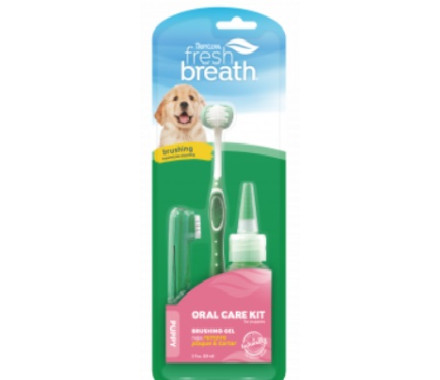 TropiClean Fresh Breath Oral Care Набор для щенков для ухода за полостью рта 59 мл