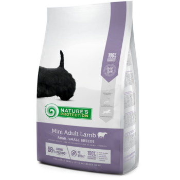 Nature\'s Protection Сухой корм для собак Mini Adult Small breeds Ягненок 7,5 кг