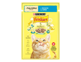 Friskies Влажный корм для котов Лосось в подливе 85 г
