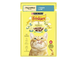 Friskies Влажный корм для котов Тунец в подливе 85 г