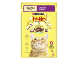 Friskies Вологий корм для котів Ягня у підливі 85 г