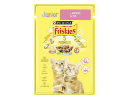 Friskies Влажный корм для котят Курица в подливе 85 г