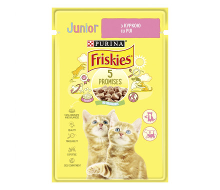 Friskies Влажный корм для котят Курица в подливе 85 г