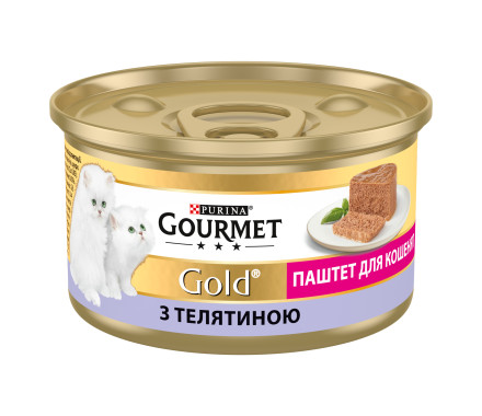 Gourmet Gold Консерва для кошенят Телятина 85 г