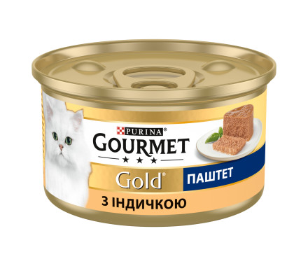 Gourmet Gold Консерва для котів Паштет Індичка 85 г