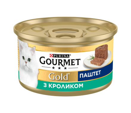 Gourmet Gold Консерва для котів Паштет Кролик 85 г