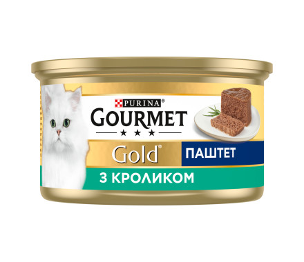 Gourmet Gold Консерва для котів Паштет Кролик 85 г