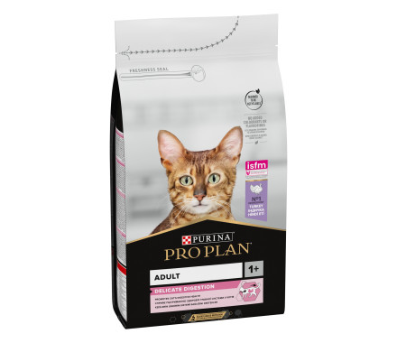 Pro Plan Delicate Сухой корм для котов Индейка 1,5 кг