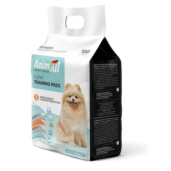 AnimAll Пелюшки для цуценят та собак 60х60 см 100 шт