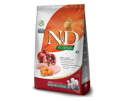 Farmina N&D Grain Free Adult Medium&Maxi Сухий корм для собак Гарбуз Курка з гранатом 2,5 кг