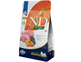 Farmina N&D Grain Free Adult Mini Сухой корм для собак Тыква, Ягнёнок и черника 800 г
